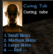Curing Tub for small, medium, and large skins