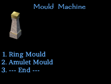 Mould Machine for ring and amulet settings